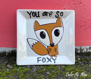 Portland Fox Plate