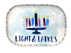 Portland Hanukkah Light & Latkes Platter