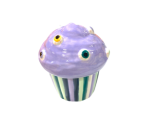 Portland Eyeball Cupcake