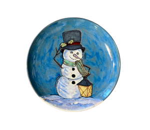 Portland Rustic Glazed Snowman