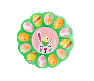 Portland Easter Sherbet Egg Plate