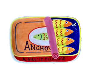 Portland Anchovies App Plate