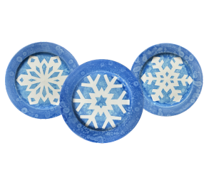 Portland Paper Snowflake Plate