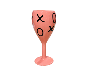 Portland XOXO Wine Glass